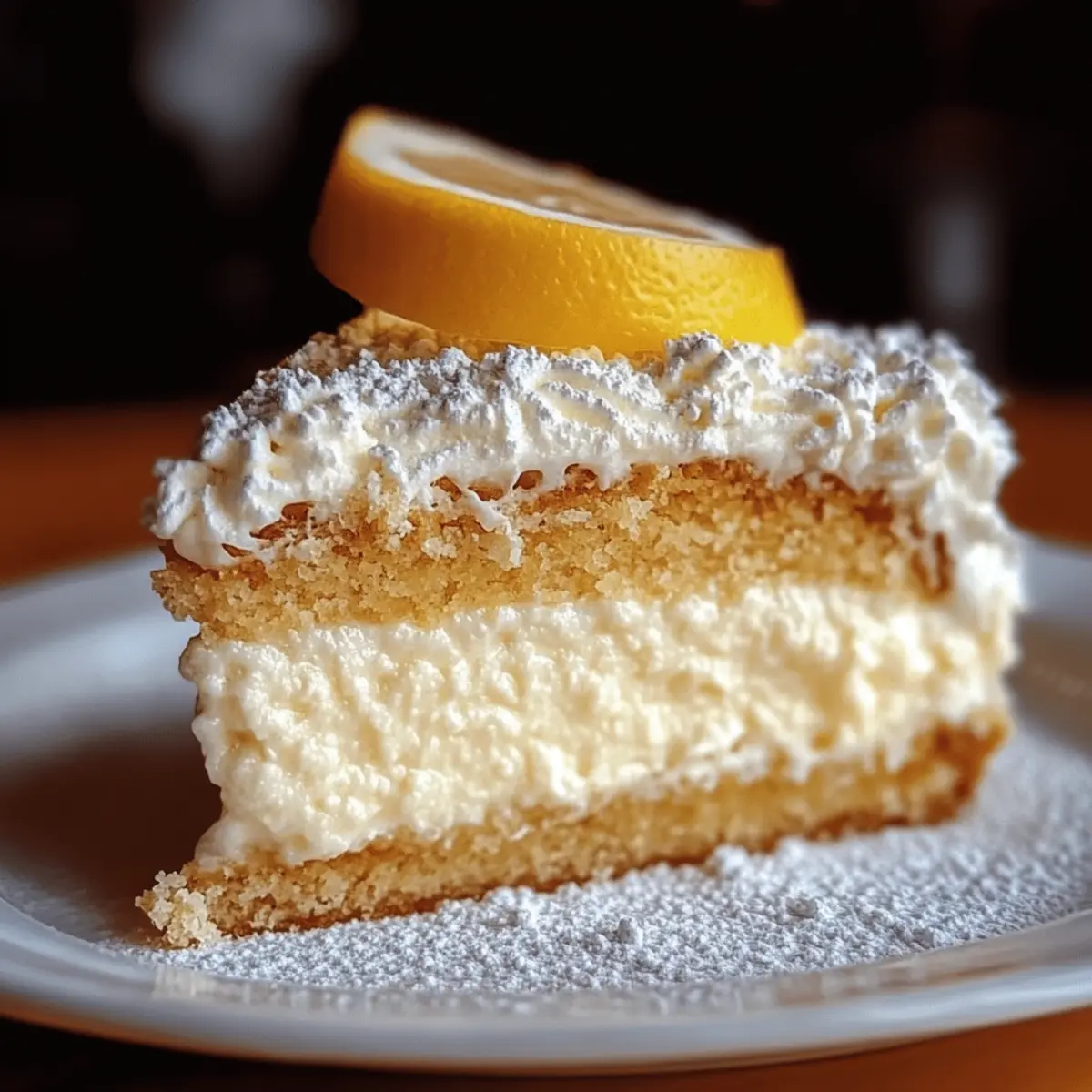Italian Lemon Cream Cake