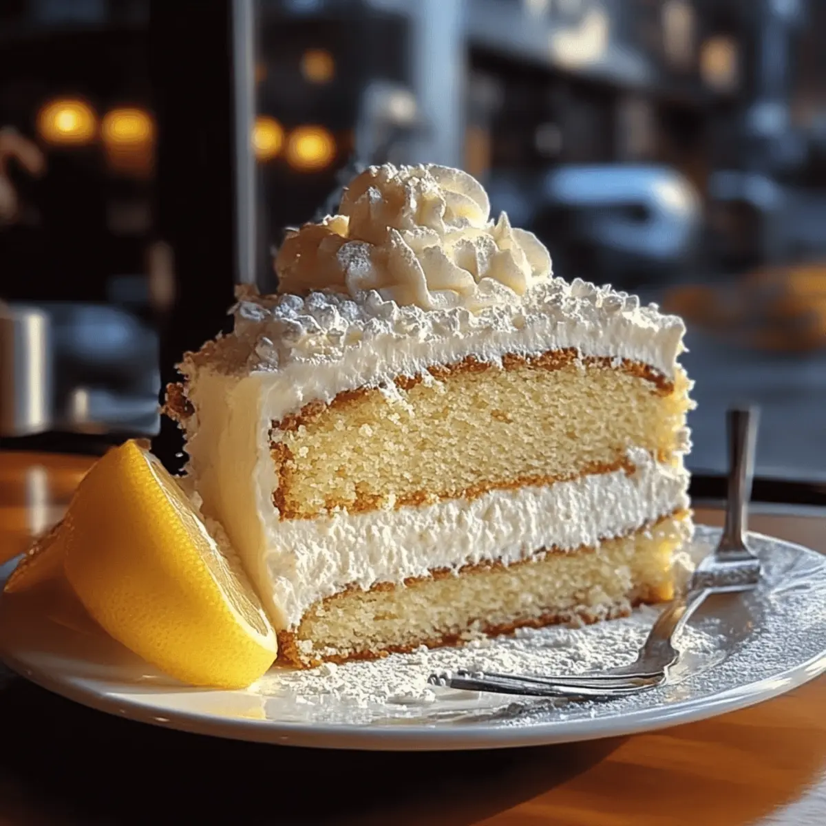 Italian Lemon Cream Cake