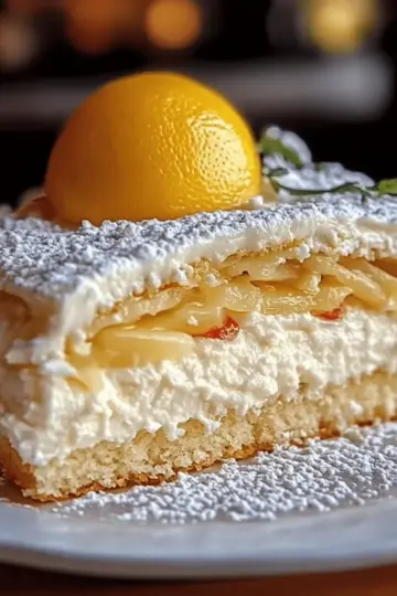 Italian Lemon Cream Cake