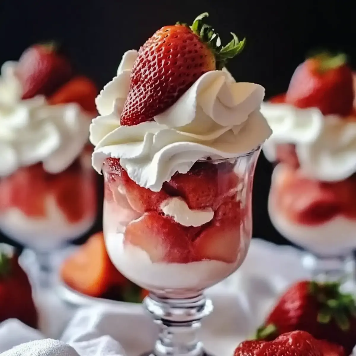 Jell-O Strawberry Parfait