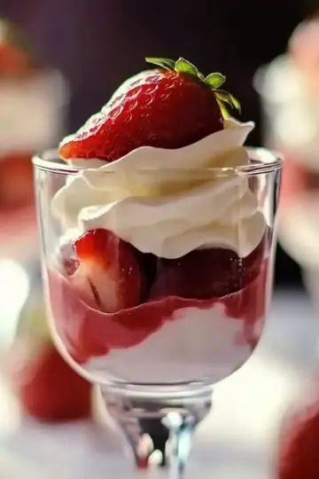Jell-O Strawberry Parfait