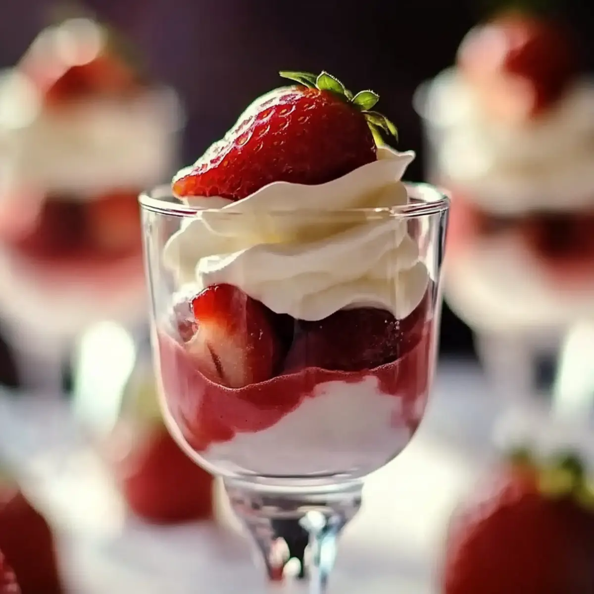Jell-O Strawberry Parfait
