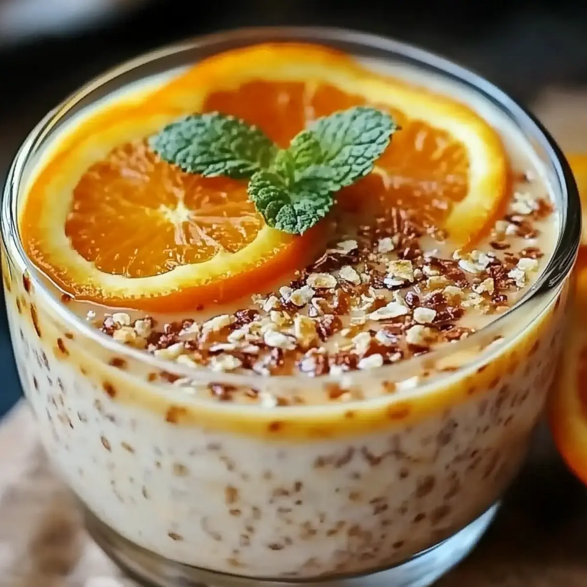 Orange Creamsicle Overnight Oats