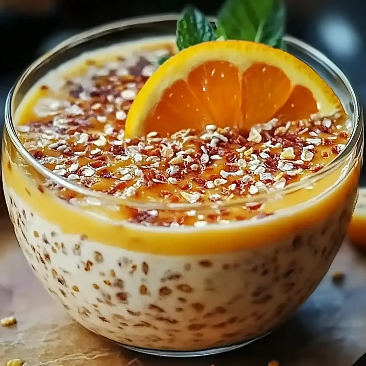 Orange Creamsicle Overnight Oats