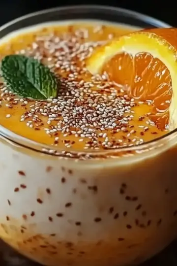 Orange Creamsicle Overnight Oats