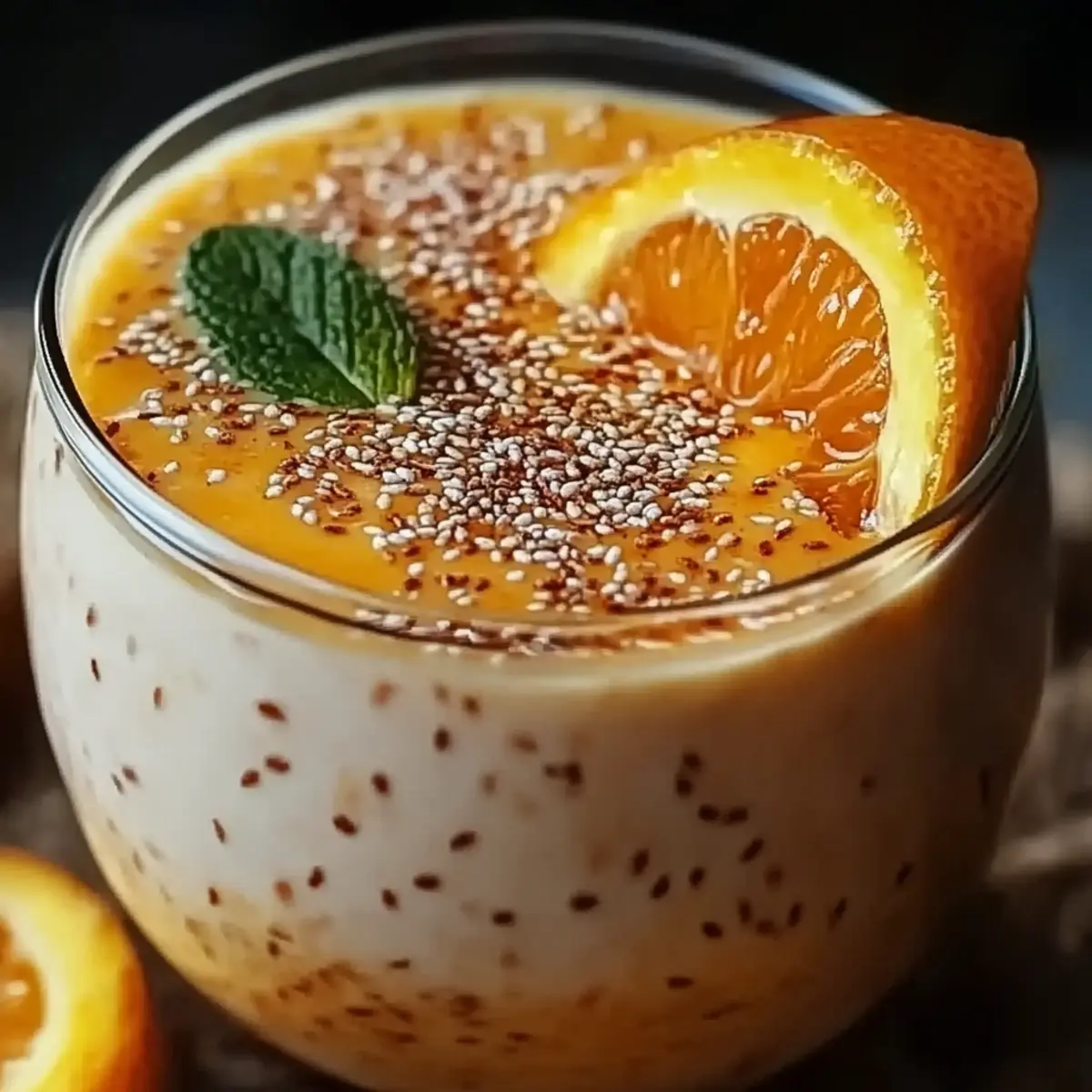 Orange Creamsicle Overnight Oats