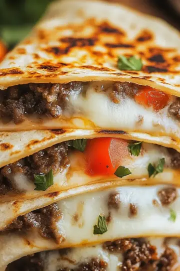 Philly Cheesesteak Quesadillas