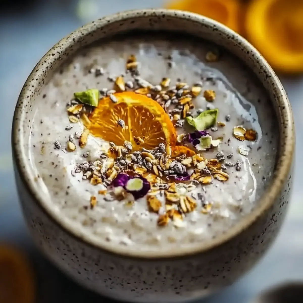 Pistachio Orange Blossom Overnight Oats