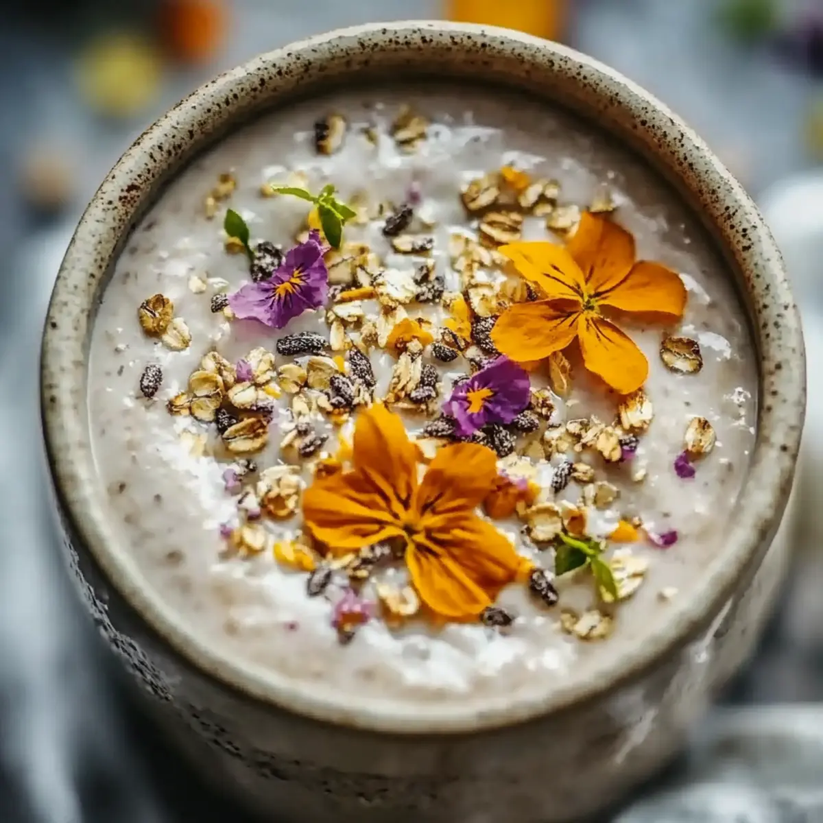 Pistachio Orange Blossom Overnight Oats