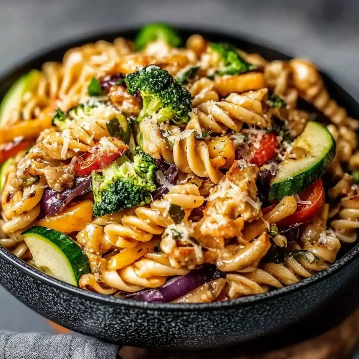 Protein Packed Thai Pasta Salad