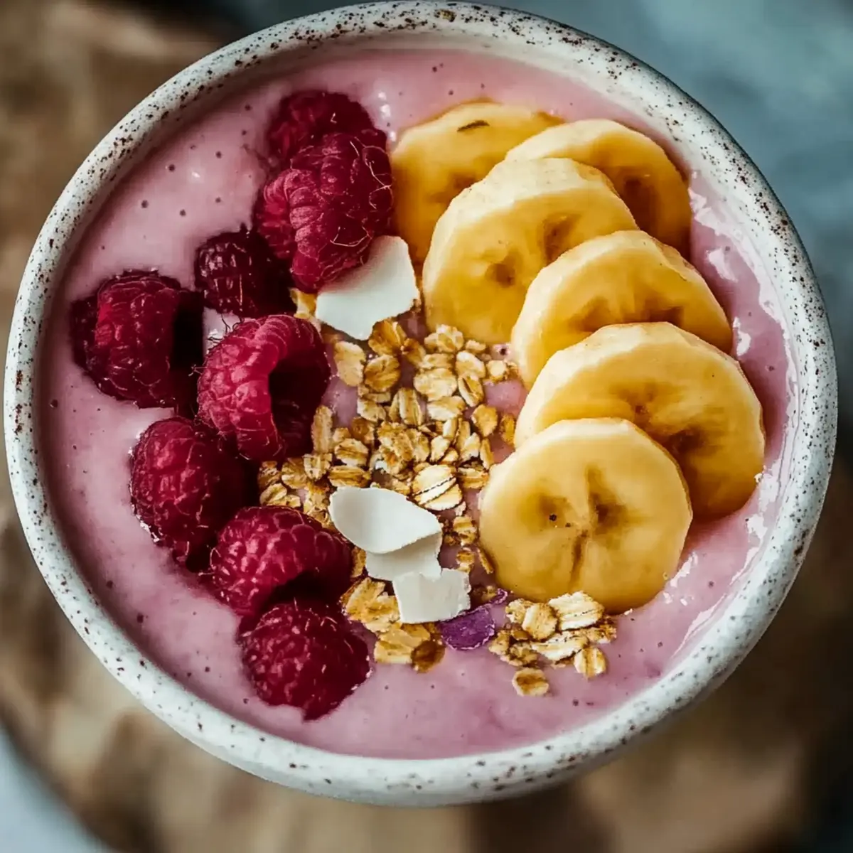 Strawberry Banana Smoothie Bowl