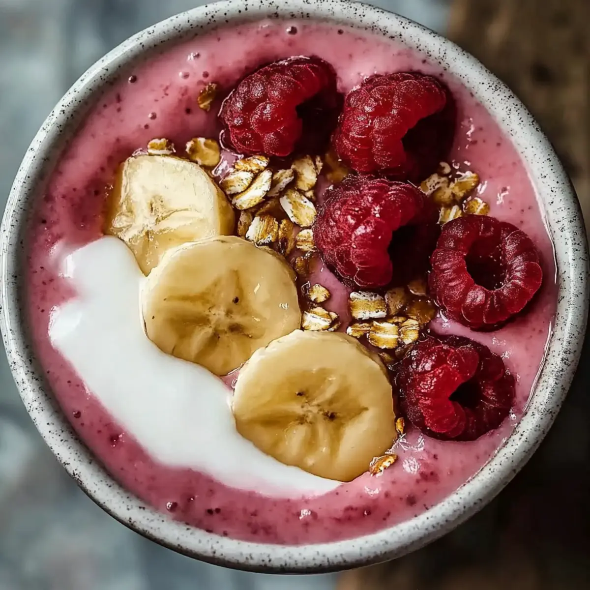 Strawberry Banana Smoothie Bowl