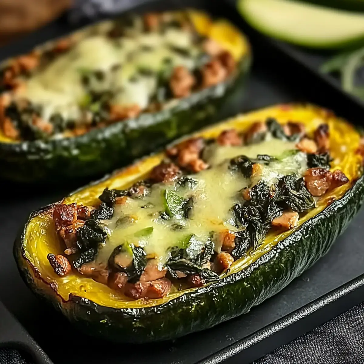 Stuffed Zucchini Boats