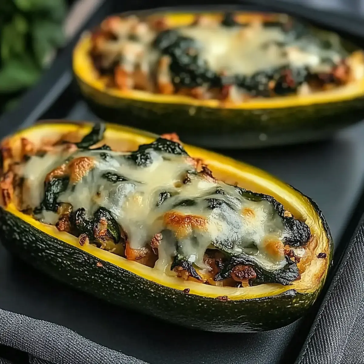 Stuffed Zucchini Boats