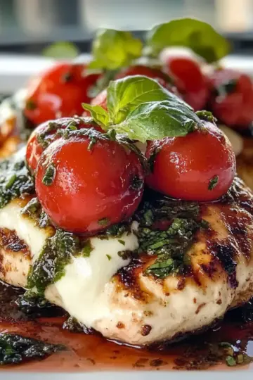 Grilled Chicken Caprese