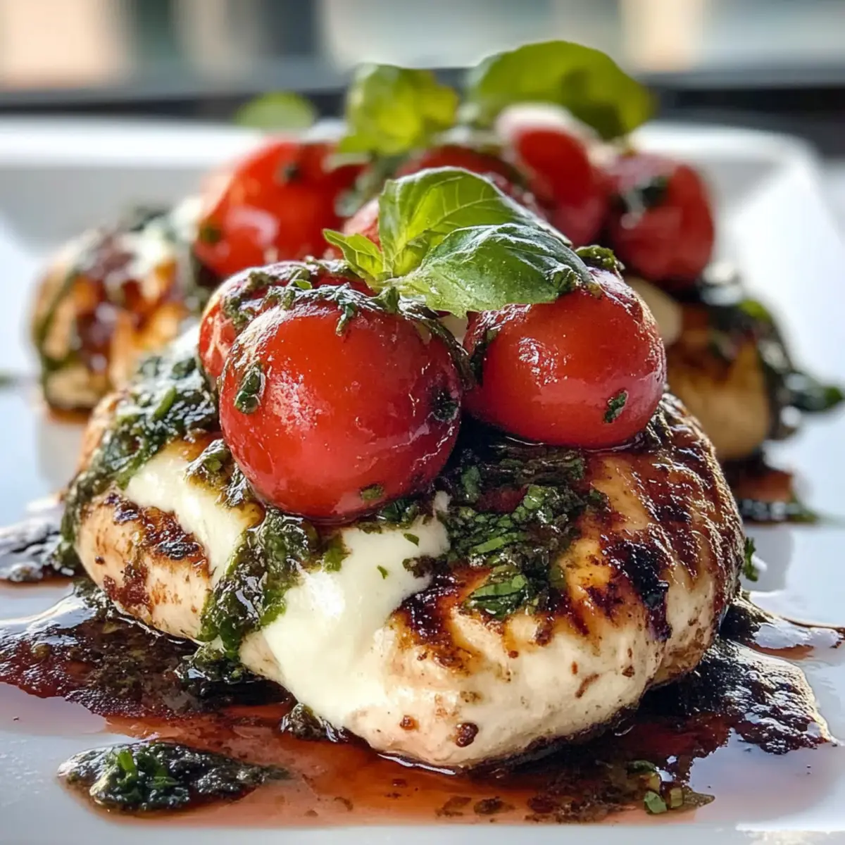 Grilled Chicken Caprese