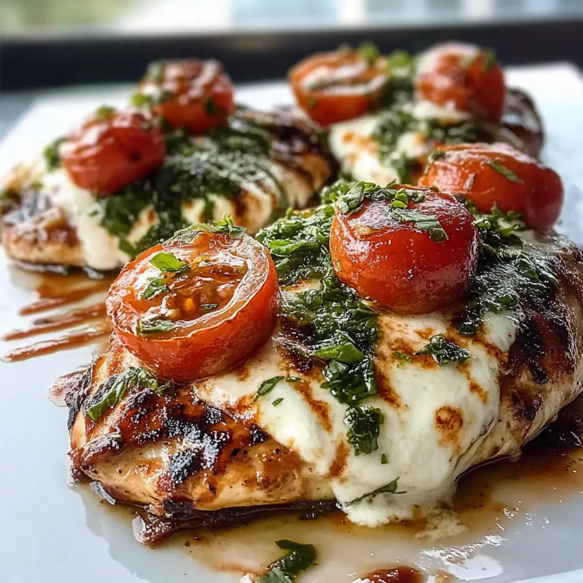 Grilled Chicken Caprese