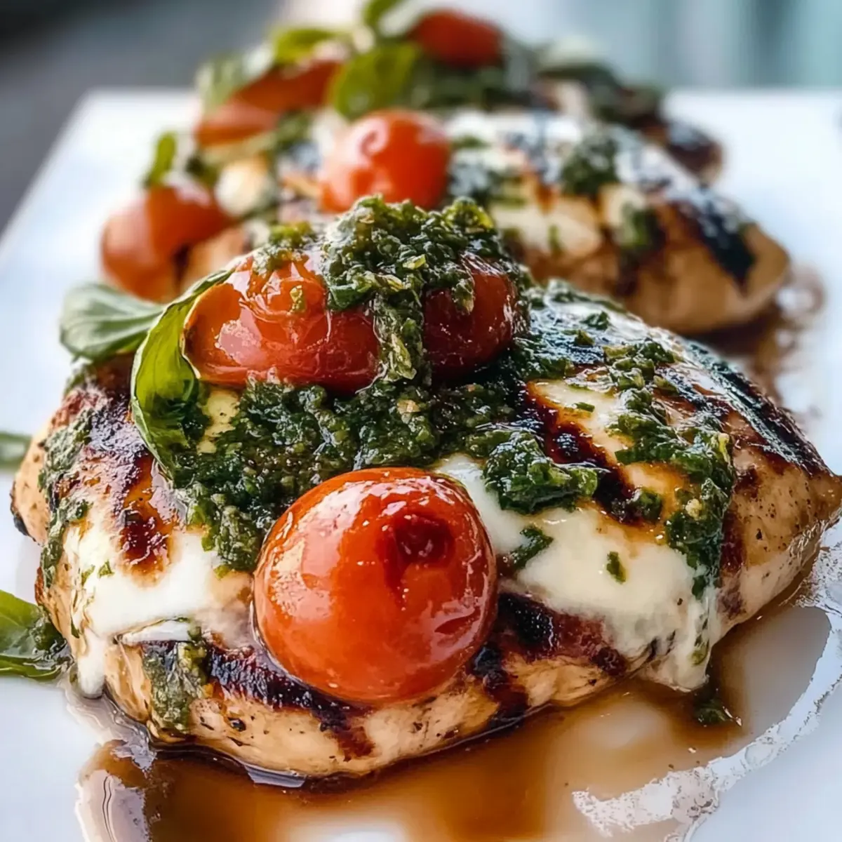 Grilled Chicken Caprese