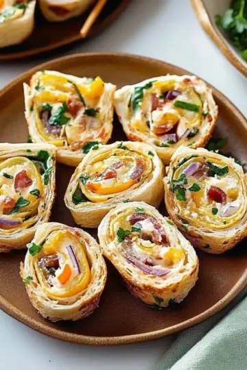Jalapeno Popper Chickpea Pinwheels