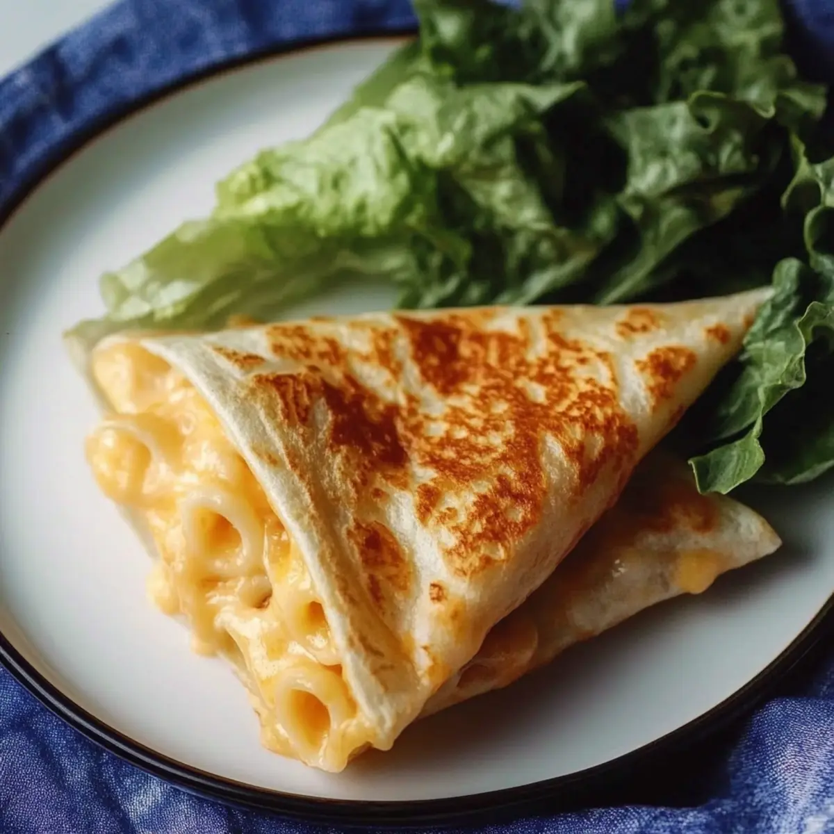 Mac and Cheese Quesadillas