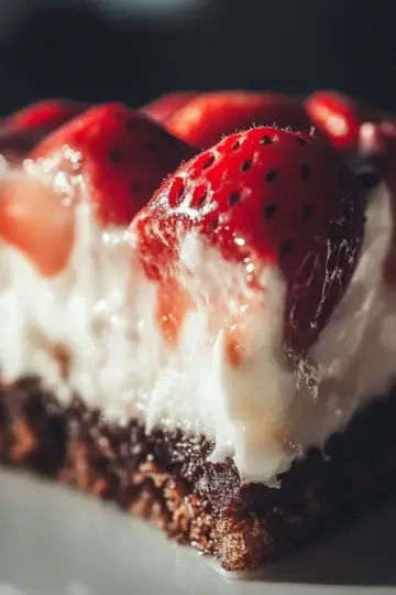 Strawberry Earthquake Cake