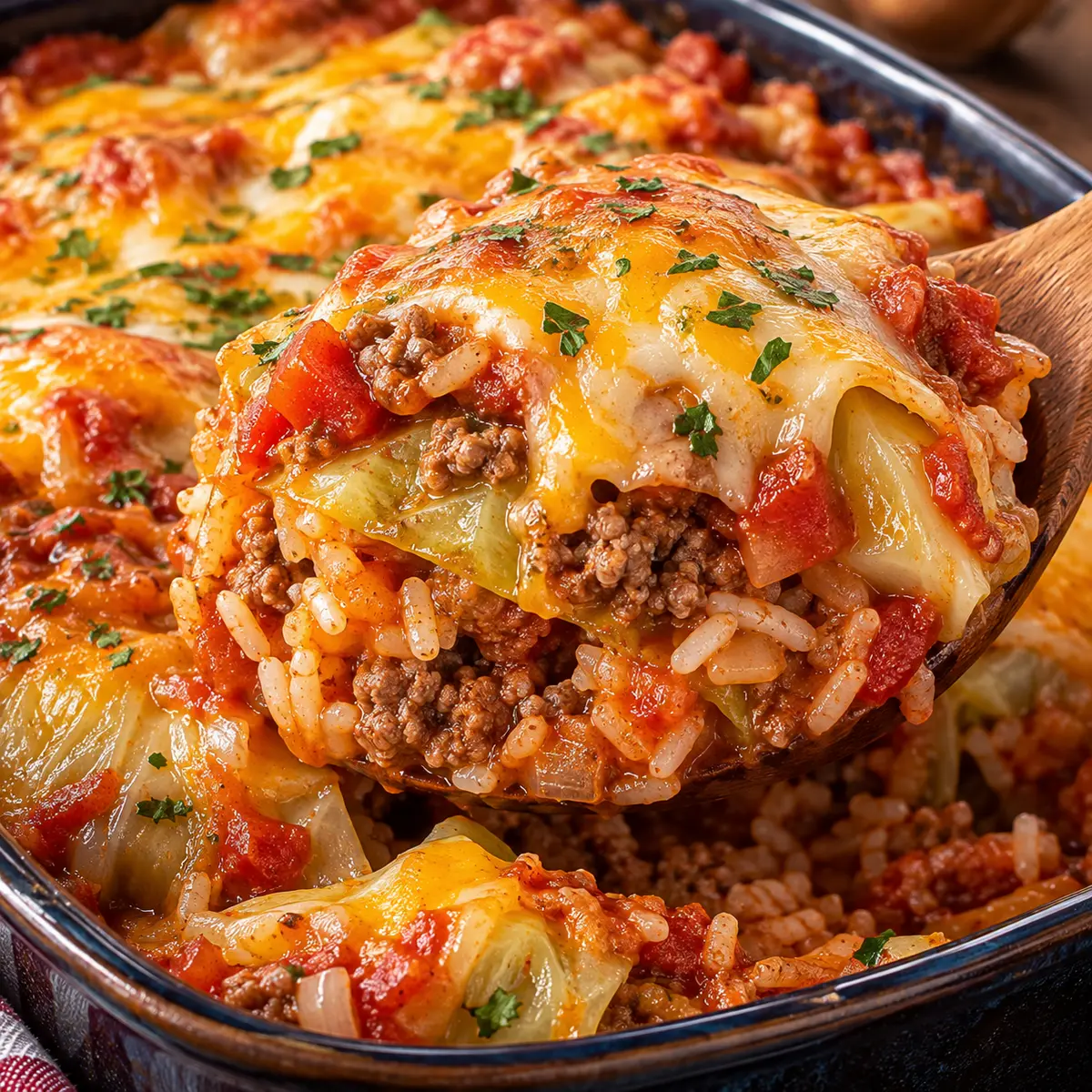 Cabbage Roll Casserole - A Comforting Dinner Recipe — featured