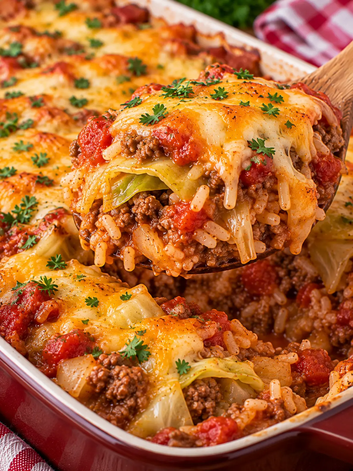 Cabbage Roll Casserole - A Comforting Dinner Recipe — finished dish final