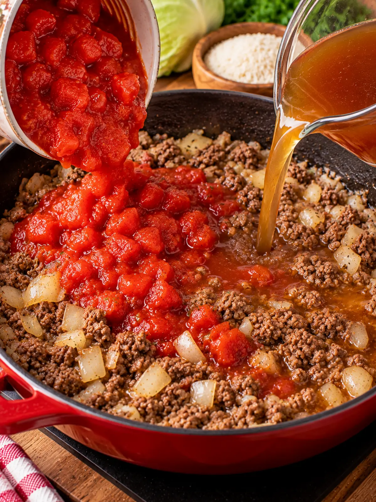 Cabbage Roll Casserole - A Comforting Dinner Recipe — instructional