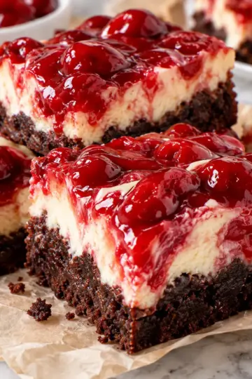 Cherry Cheesecake Brownies - A Decadent Treat — featured