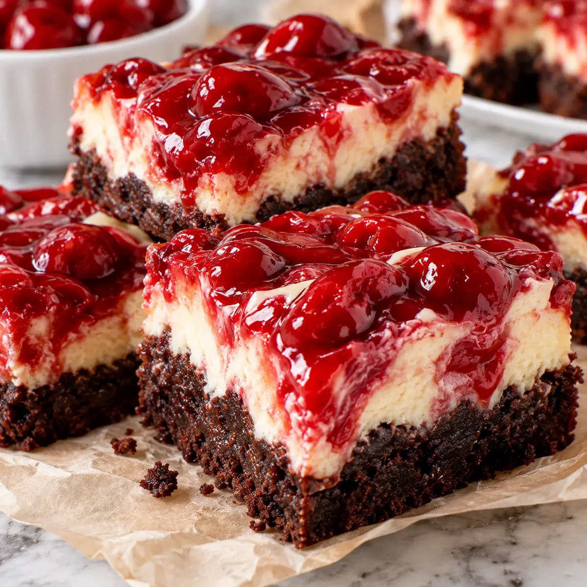 Cherry Cheesecake Brownies - A Decadent Treat — featured