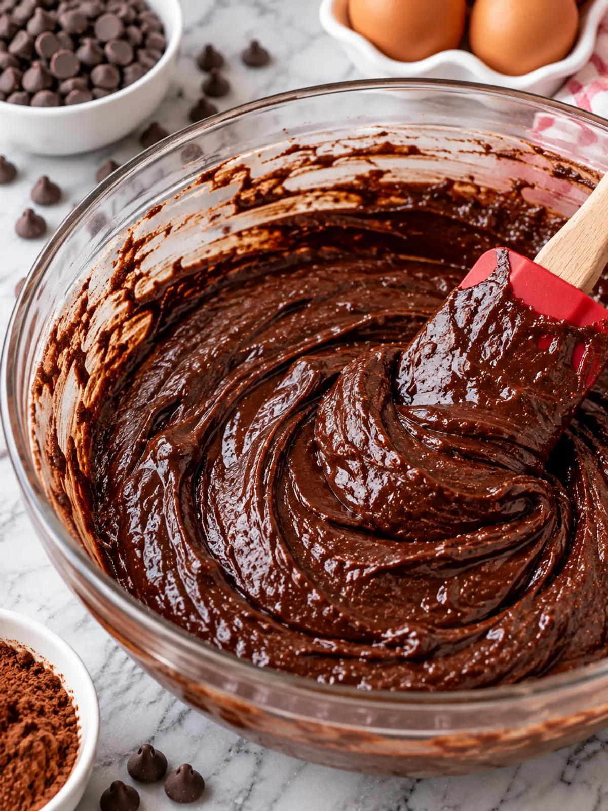 Cherry Cheesecake Brownies - A Decadent Treat — process
