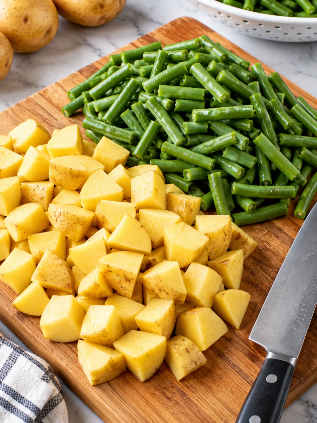 Crockpot Lil Smokies Potatoes and Green Beans Recipe — process instruction