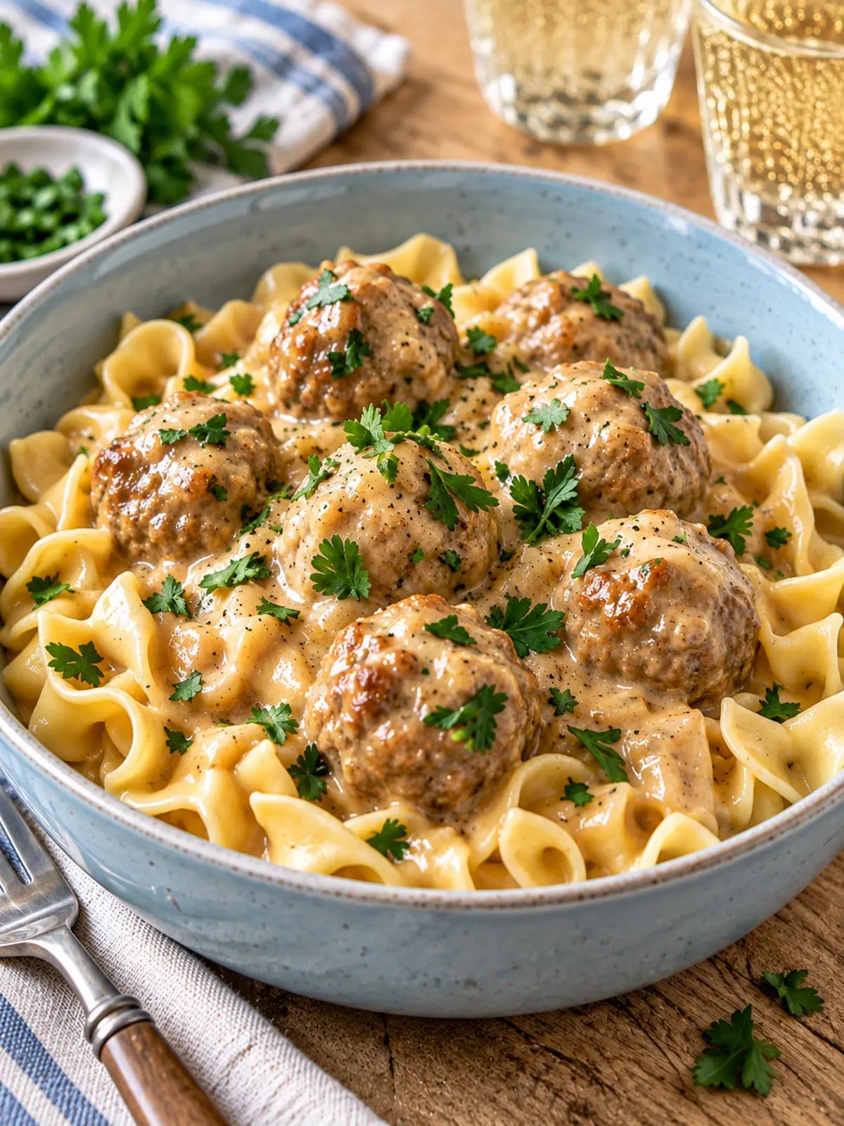 Crockpot Swedish Meatballs - Cozy Comfort Food — finished dish
