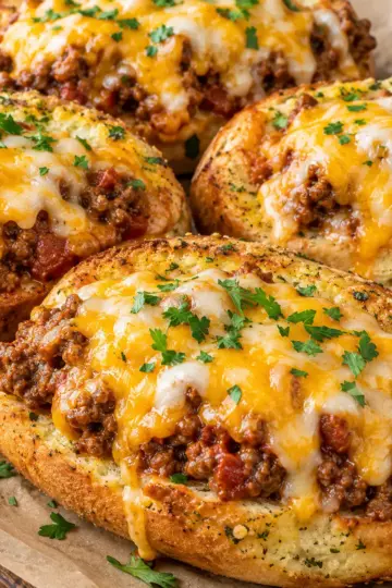 Garlic Bread Sloppy Joes - Comfort Food Delight — featured