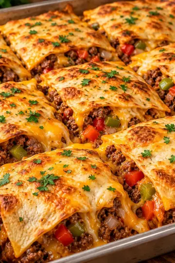 Crispy Cheesy Sheet Pan Tacos - A Perfect Family Meal — featured