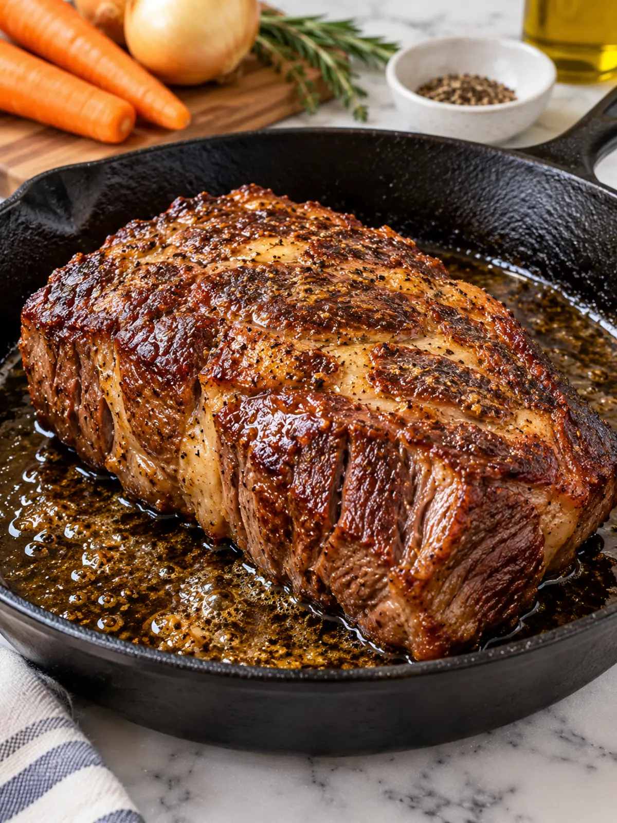 Slow Cooker Pot Roast with Rich Gravy and Veggies — instructional transformation